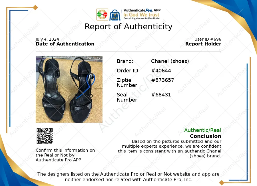 Black Sandals Luxury Designer By Chanel, Size: 5.5