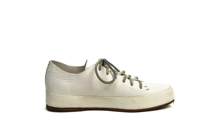 Leather Lace-Up Sneakers