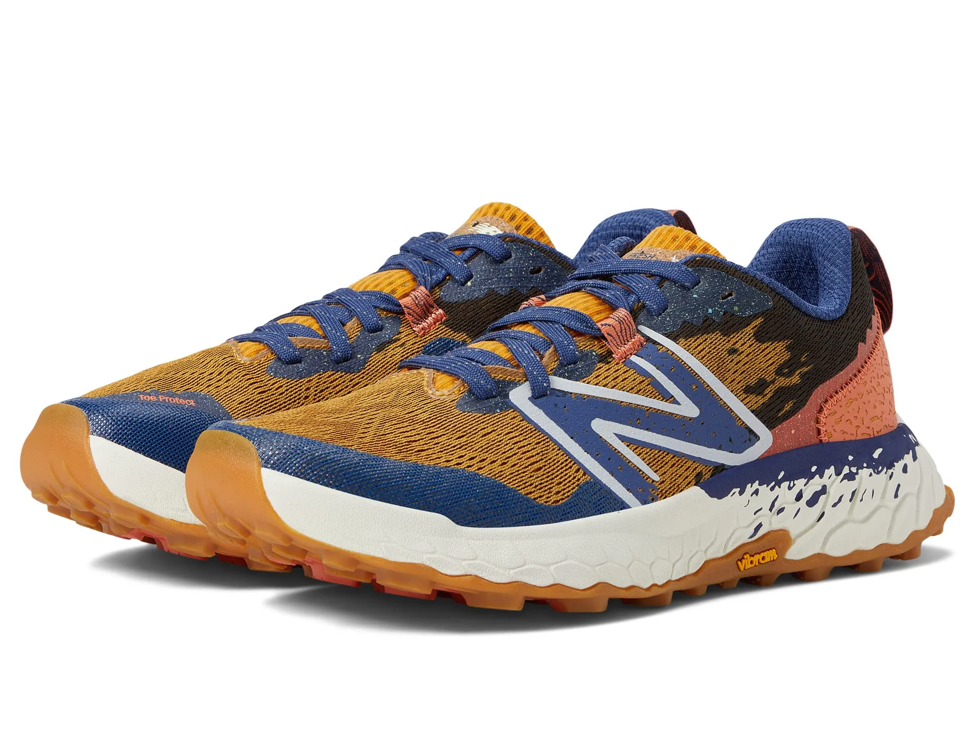 New Balance Fresh Foam X Hierro v7 sneakers, brown/blue