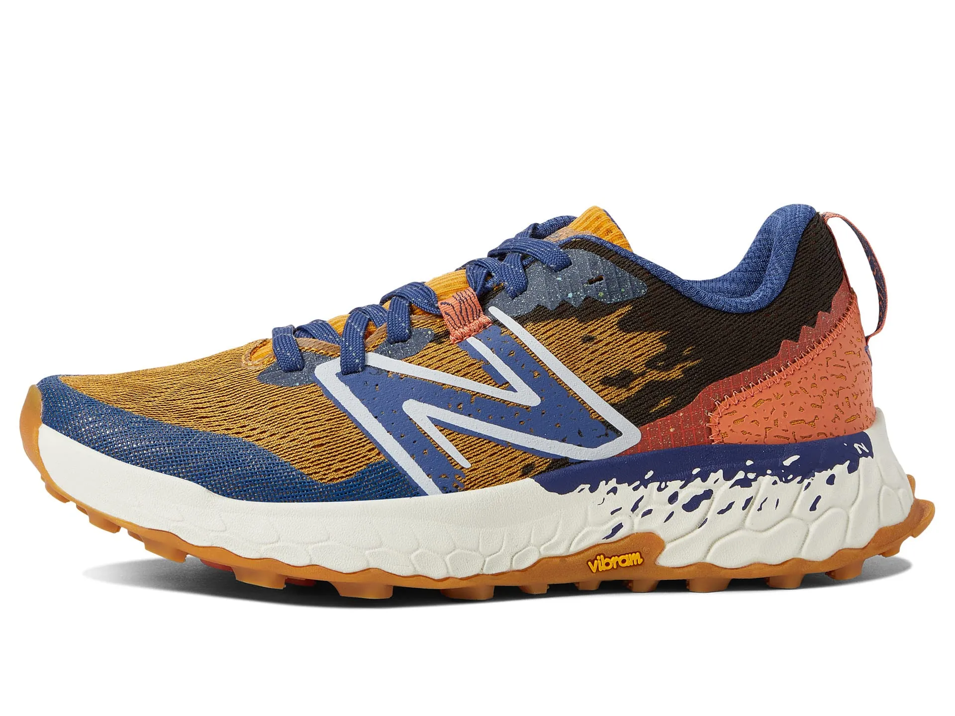 New Balance Fresh Foam X Hierro v7 sneakers, brown/blue