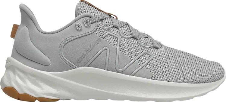 New Balance Wmns Fresh Foam Roav v2 'Light Aluminum Sea Salt' sneakers, gray