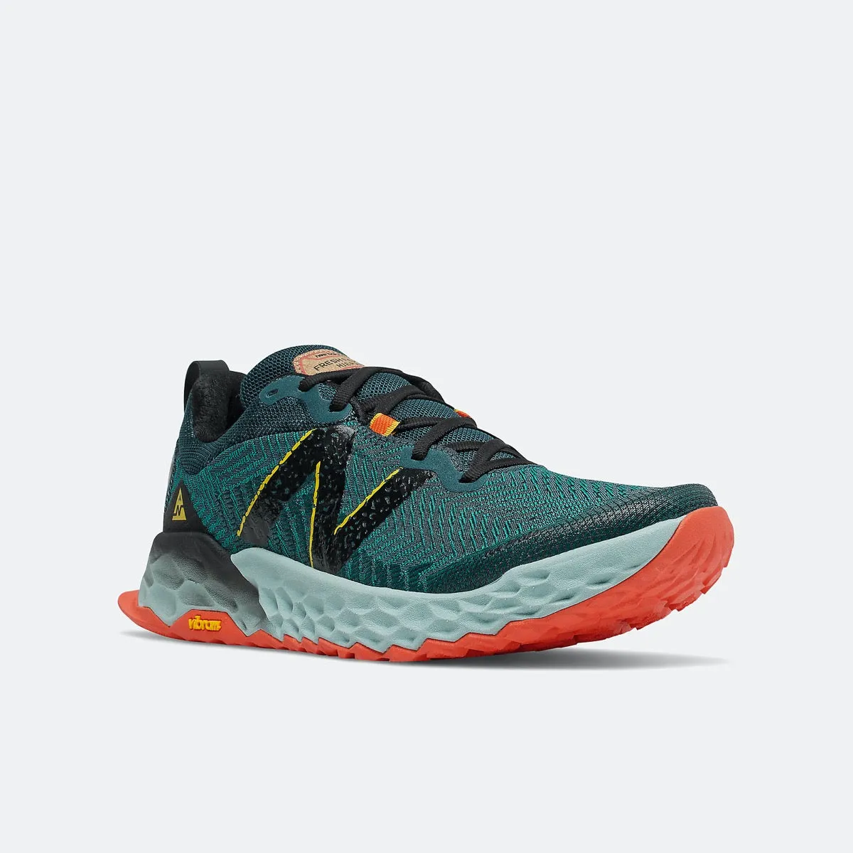 Scarpe Uomo NEW BALANCE Sneakers Running Fresh Foam Hierro v6 colore Mountain Teal e Blaze