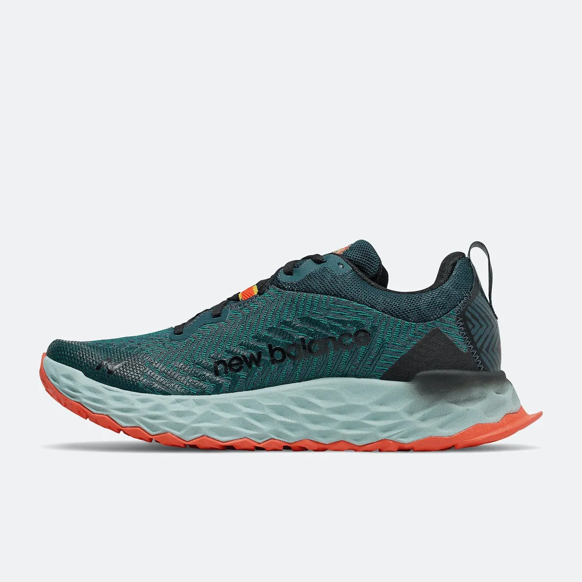 Scarpe Uomo NEW BALANCE Sneakers Running Fresh Foam Hierro v6 colore Mountain Teal e Blaze