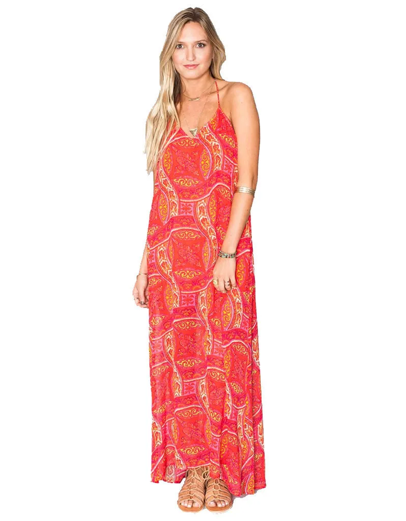 Show Me Your Mumu Eryln Maxi Dress in Pink Colada