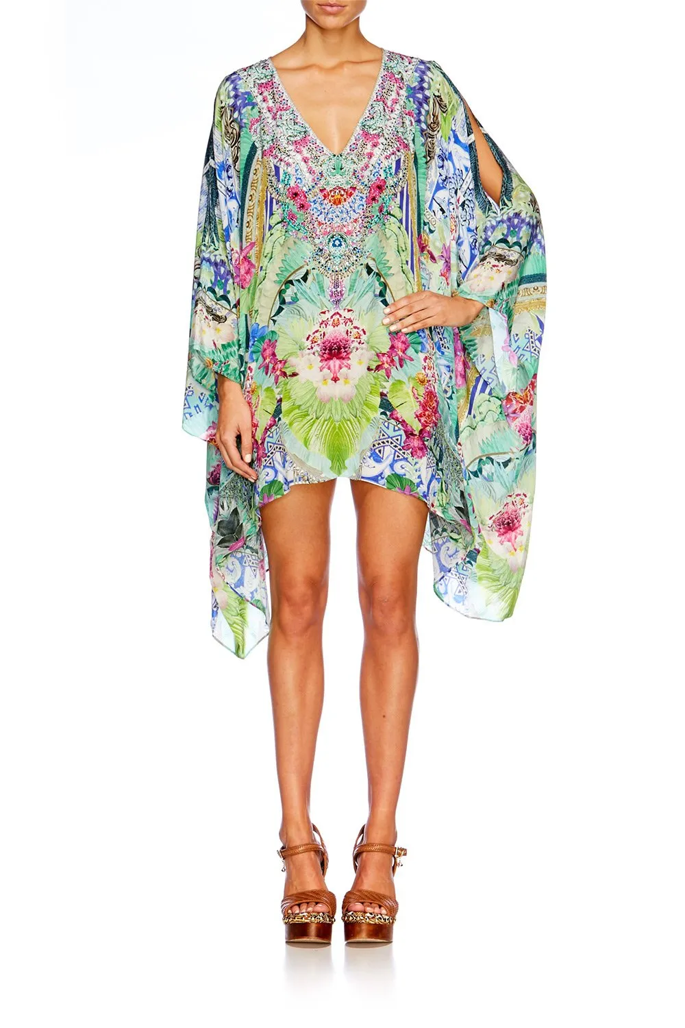 SPLIT FRONT SHORT KAFTAN BAHIA BLISS