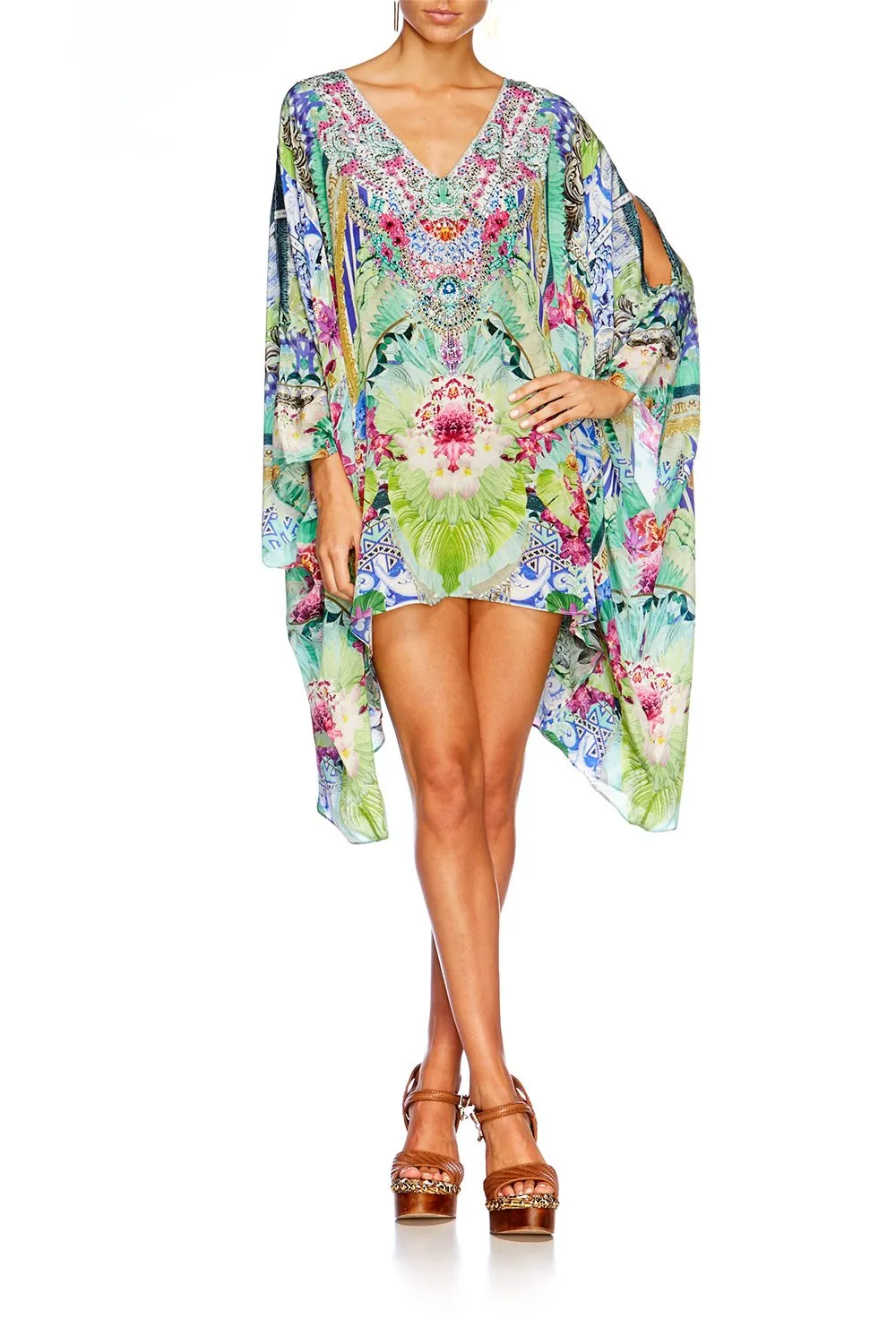 SPLIT FRONT SHORT KAFTAN BAHIA BLISS