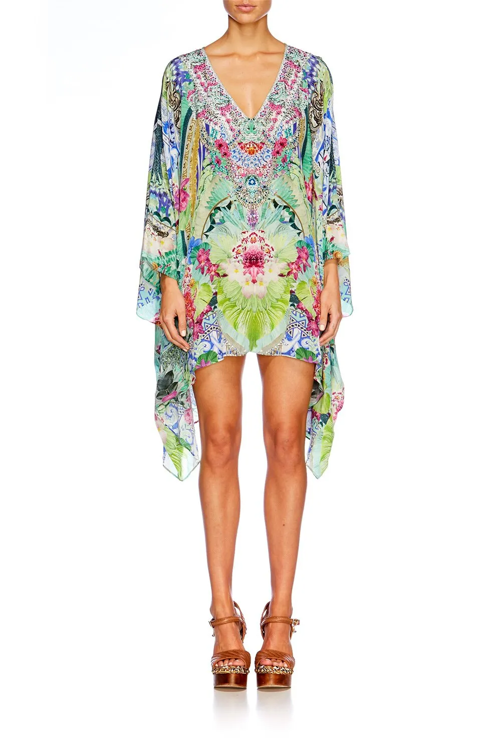 SPLIT FRONT SHORT KAFTAN BAHIA BLISS