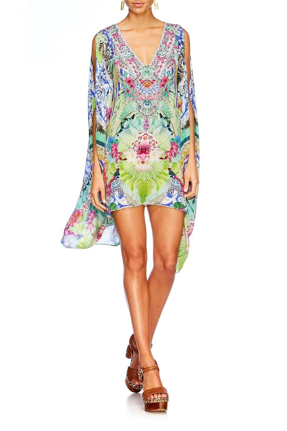 SPLIT FRONT SHORT KAFTAN BAHIA BLISS
