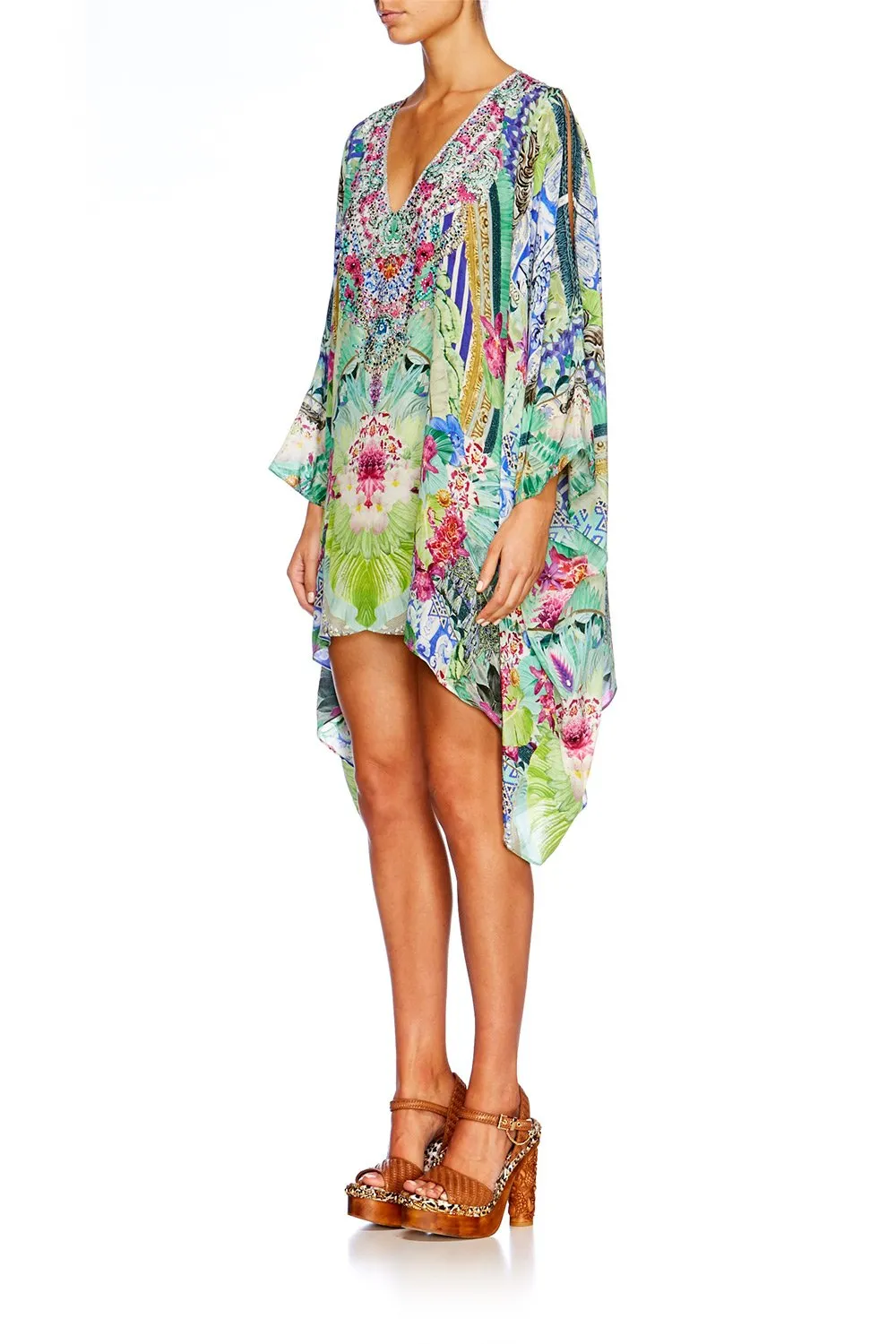 SPLIT FRONT SHORT KAFTAN BAHIA BLISS
