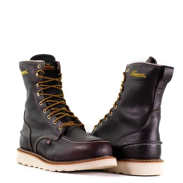 Thorogood MOC TOE 1957 Series – Waterproof Boots – 8″ Briar Pitstop Safety Toe – Maxwear Wedge™