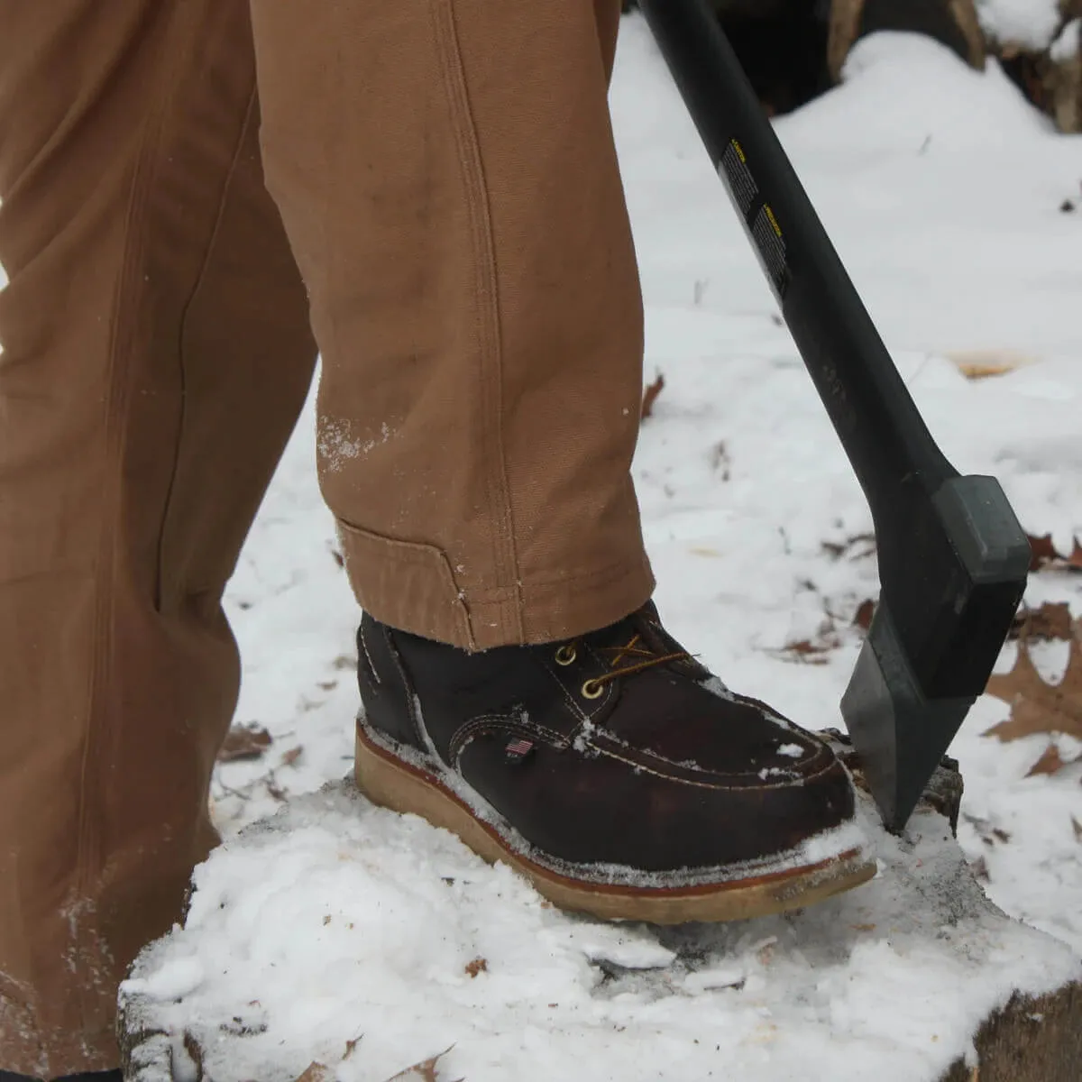 Thorogood MOC TOE 1957 Series – Waterproof Boots – 8″ Briar Pitstop Safety Toe – Maxwear Wedge™